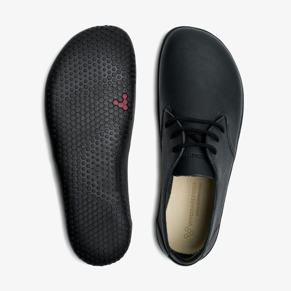 Sapatos Oxford Vivobarefoot Ra III Masculino Obsidiana | Portugal-90615