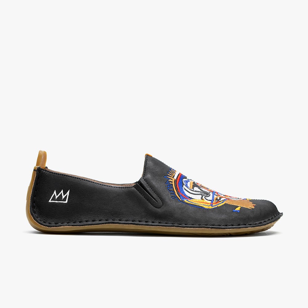 Slip On Vivobarefoot Ababa Basquiat Masculino Pretas | Portugal-30867