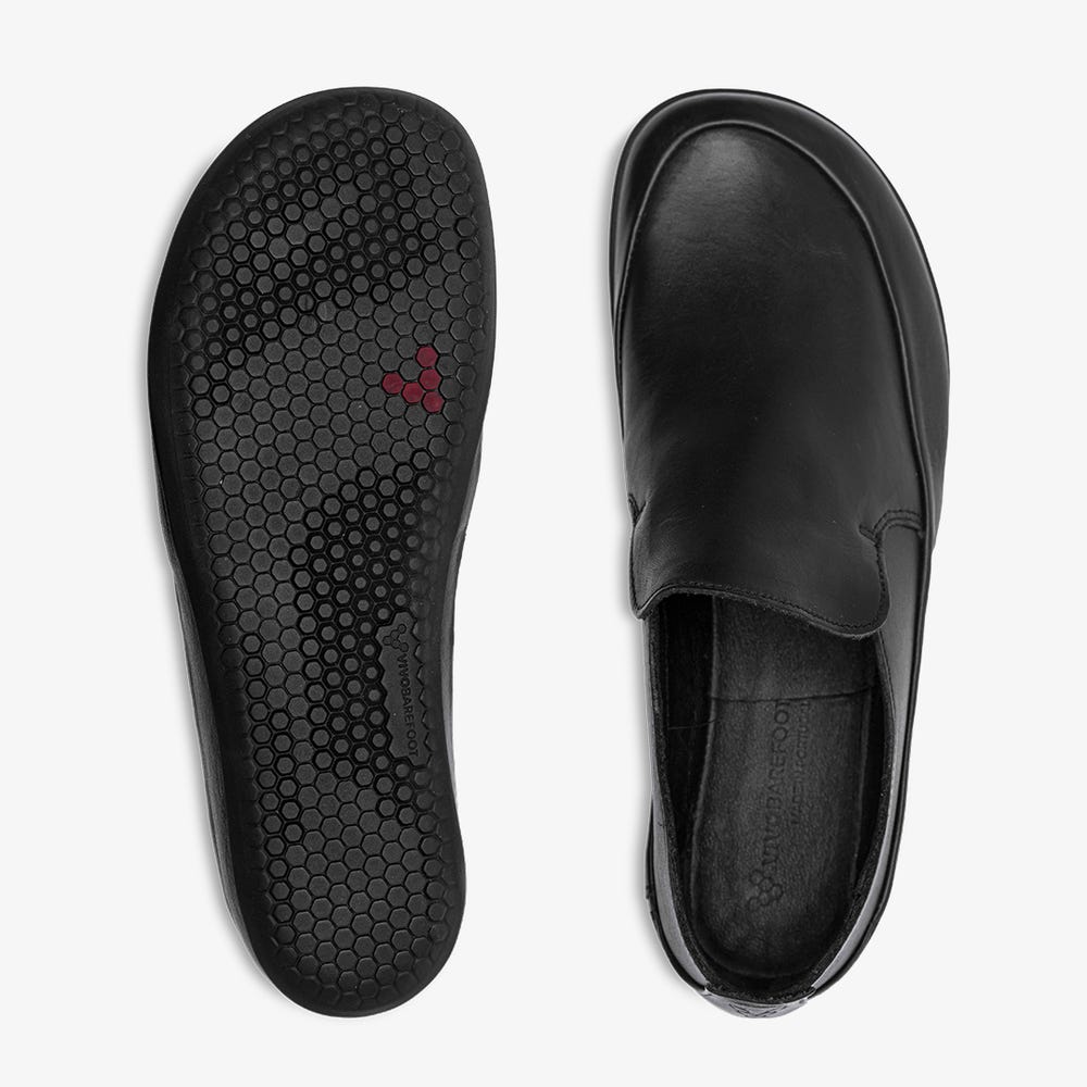 Slip On Vivobarefoot Opanka II Feminino Obsidiana | Portugal-89405