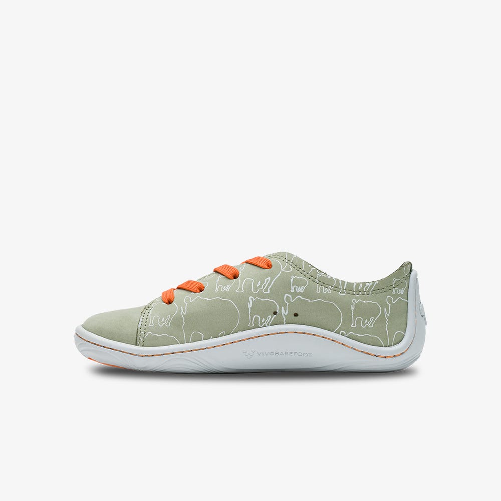 Tenis Vivobarefoot Addis Lewa Juniors Criança Verde Oliva | Portugal-12870