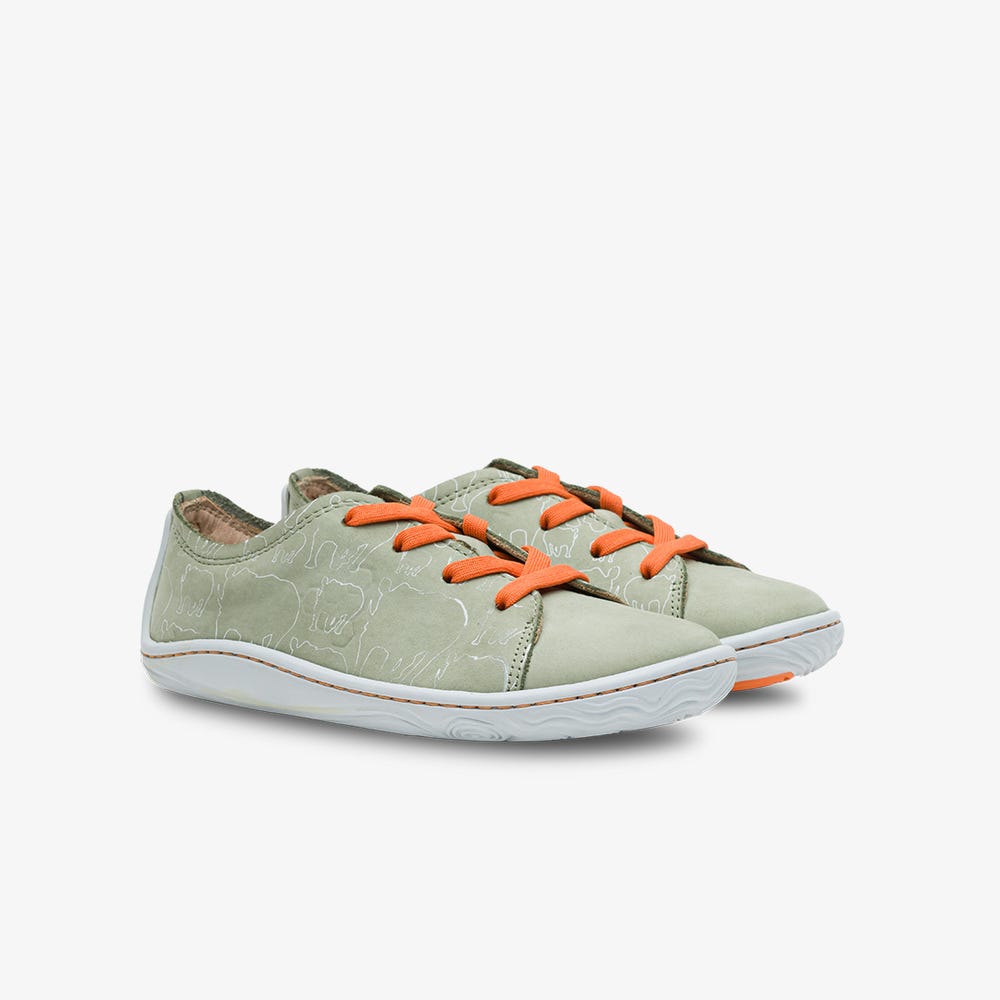 Tenis Vivobarefoot Addis Lewa Juniors Criança Verde Oliva | Portugal-12870