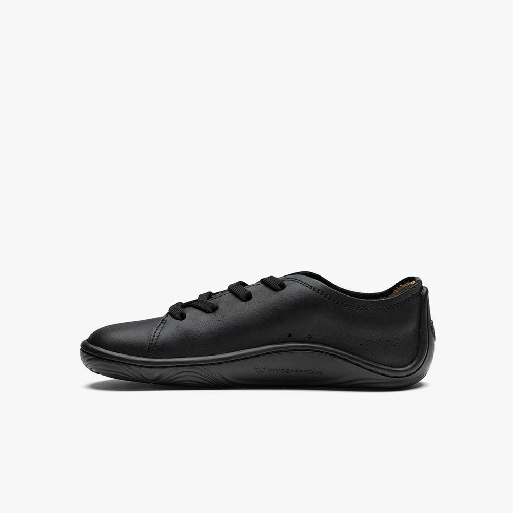 Tenis Vivobarefoot Addis School Criança Pretas | Portugal-73014