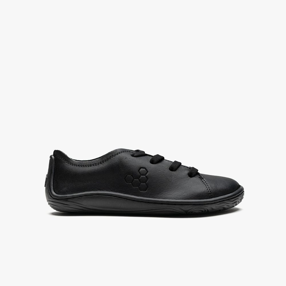 Tenis Vivobarefoot Addis School Criança Pretas | Portugal-73014