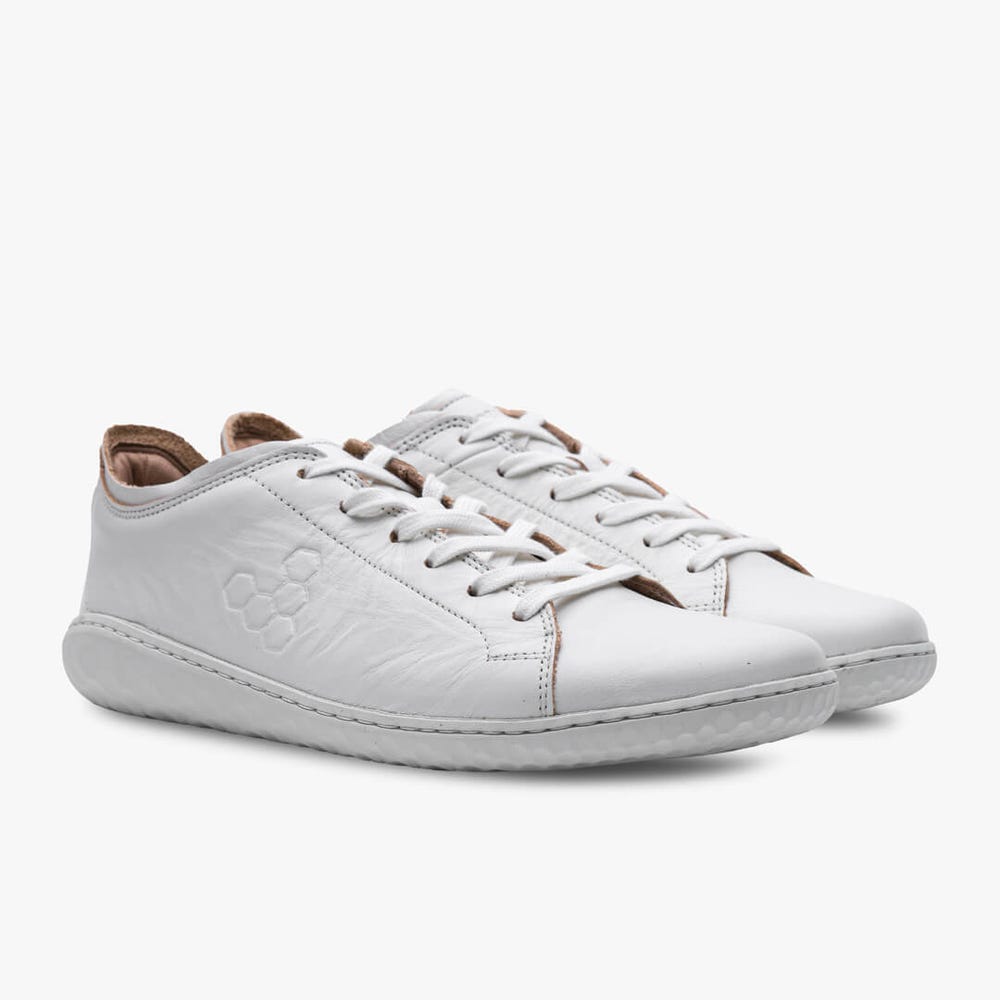 Tenis Vivobarefoot Geo Court III Feminino Branco | Portugal-53160