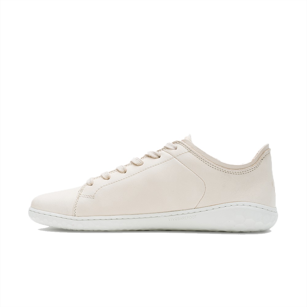 Tenis Vivobarefoot Geo Court III Feminino Bege | Portugal-61402