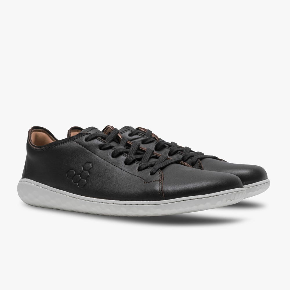 Tenis Vivobarefoot Geo Court III Masculino Pretas | Portugal-79185