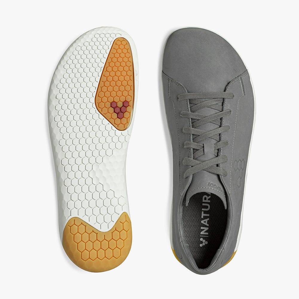 Tenis Vivobarefoot Geo Court II Feminino Cinzentas Escuro | Portugal-06125