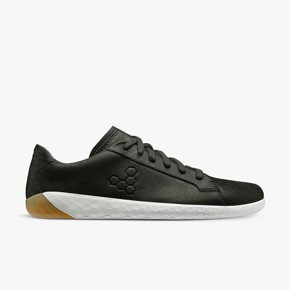 Tenis Vivobarefoot Geo Court II Masculino Obsidiana Branco | Portugal-54738