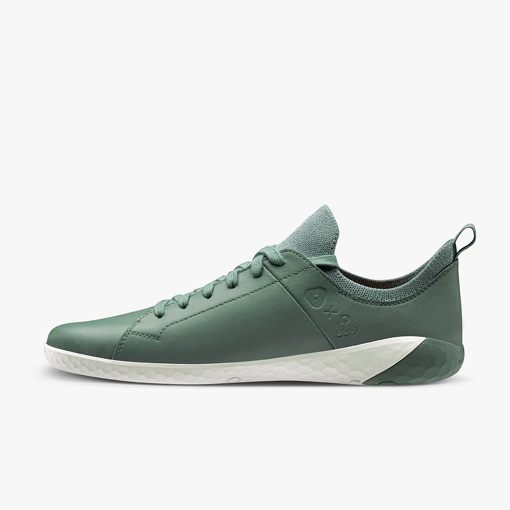 Tenis Vivobarefoot Geo Court Knit Feminino Verdes | Portugal-58234