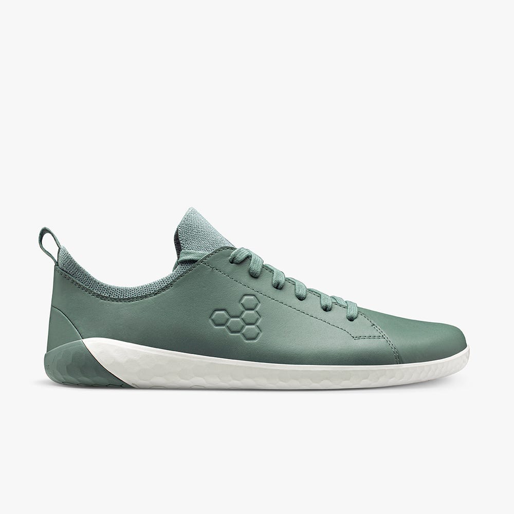 Tenis Vivobarefoot Geo Court Knit Feminino Verdes | Portugal-58234