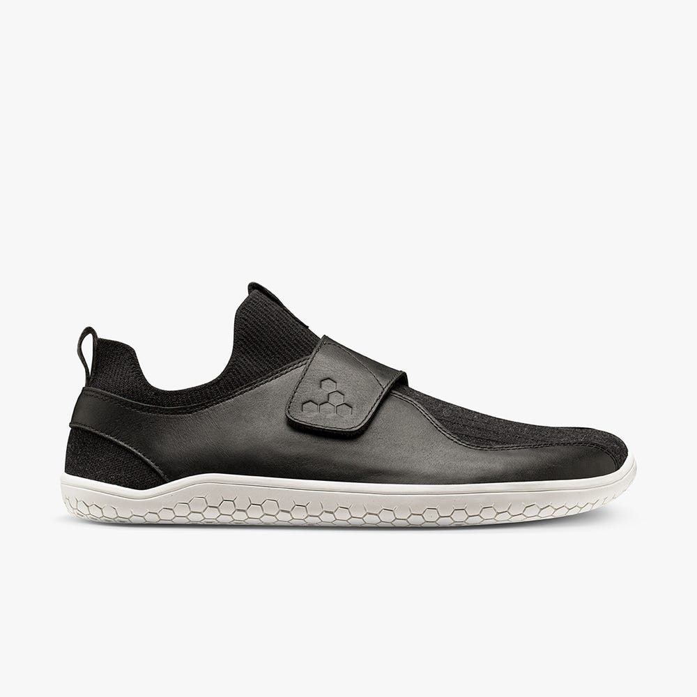 Tenis Vivobarefoot Primus Knit EZ Feminino Obsidiana | Portugal-26107