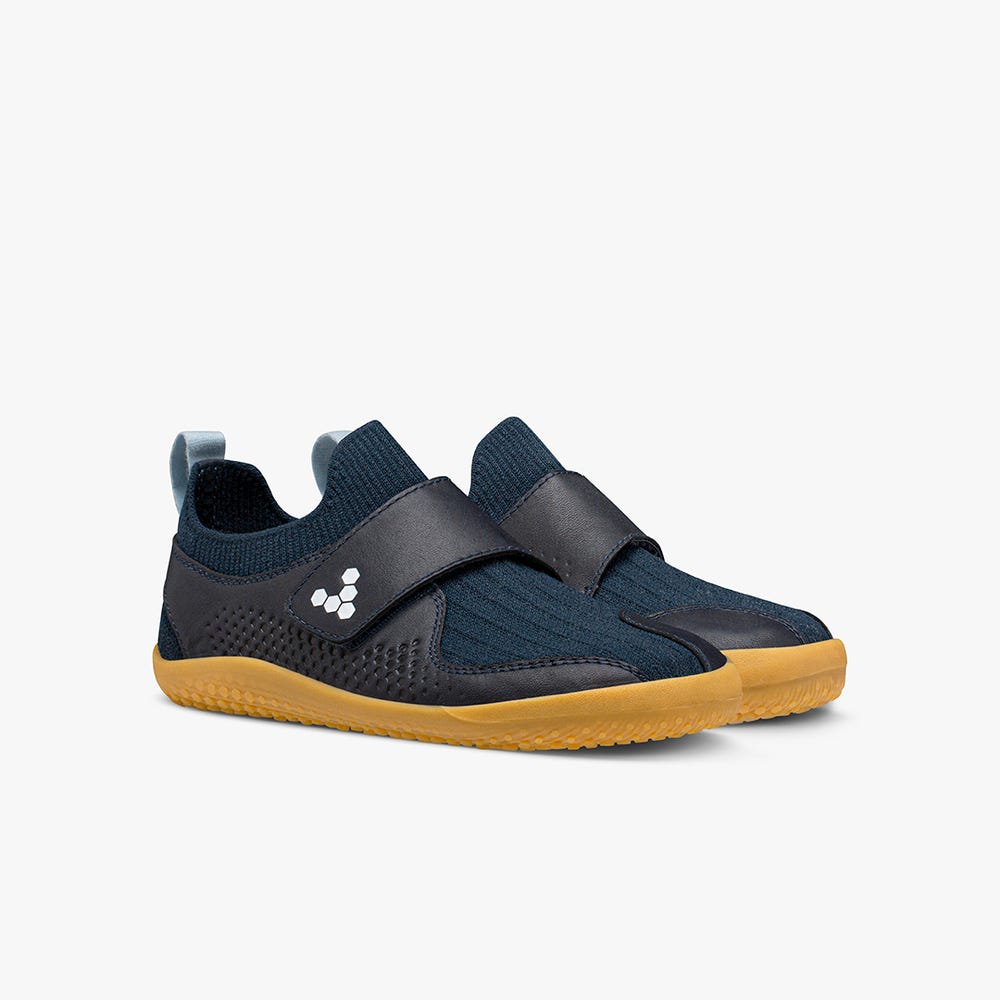 Tenis Vivobarefoot Primus Knit II Criança Azul Marinho | Portugal-42095