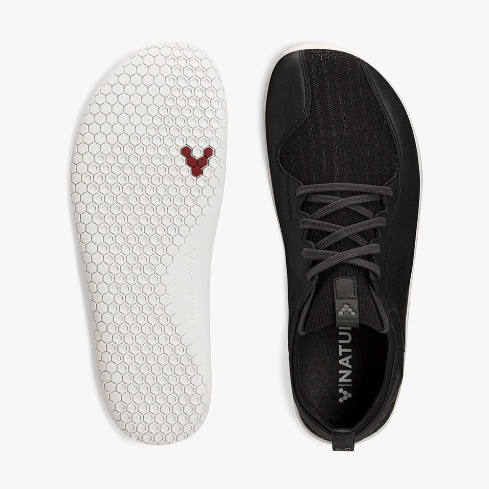 Tenis Vivobarefoot Primus Knit II Feminino Obsidiana | Portugal-96278