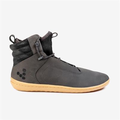 Botas de Inverno Vivobarefoot Kasana Feminino Obsidiana | Portugal-74032