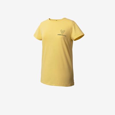 Camiseta Vivobarefoot Rapanui Feminino Amarelas | Portugal-49810