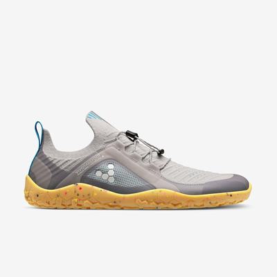 Sapatilhas Trail Running Vivobarefoot Primus Trilha Knit FG Feminino Cinzentas | Portugal-41392