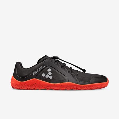 Sapatilhas Trail Running Vivobarefoot Primus Trilha II All Weather FG Feminino Obsidiana Laranja | Portugal-83015