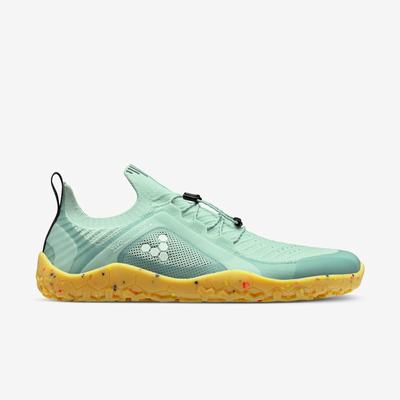 Sapatilhas Trail Running Vivobarefoot Primus Trilha Knit FG Feminino Menta | Portugal-95160