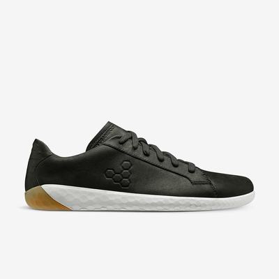 Tenis Vivobarefoot Geo Court II Feminino Obsidiana Branco | Portugal-26914