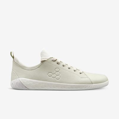 Tenis Vivobarefoot Geo Court Knit Feminino Branco | Portugal-91238