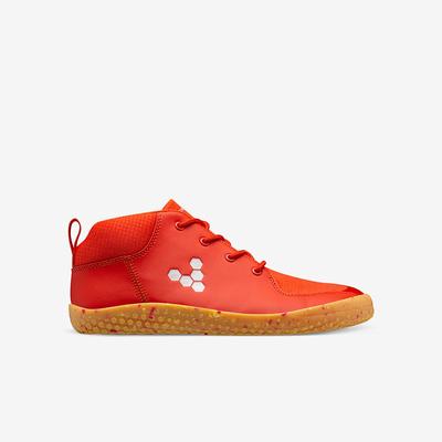 Tenis Vivobarefoot Primus Bootie II All Weather Juniors Criança Coral | Portugal-49528